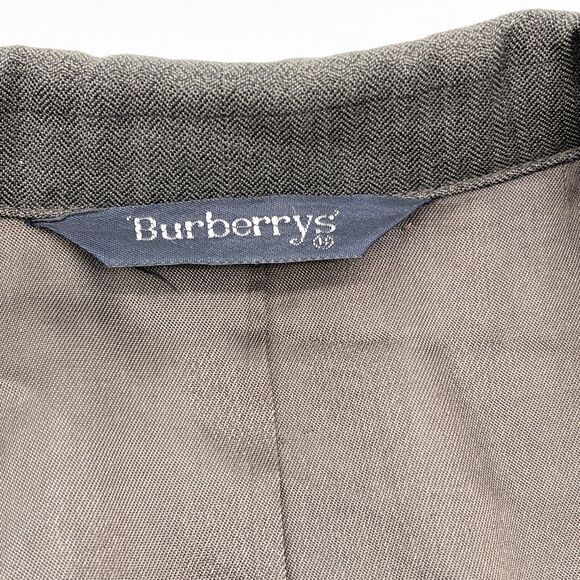 VTG Burberrys Blazer Jacket Mens 46 Wool‎ Suiting Classic Old Money Union Made - Picture 5 of 13